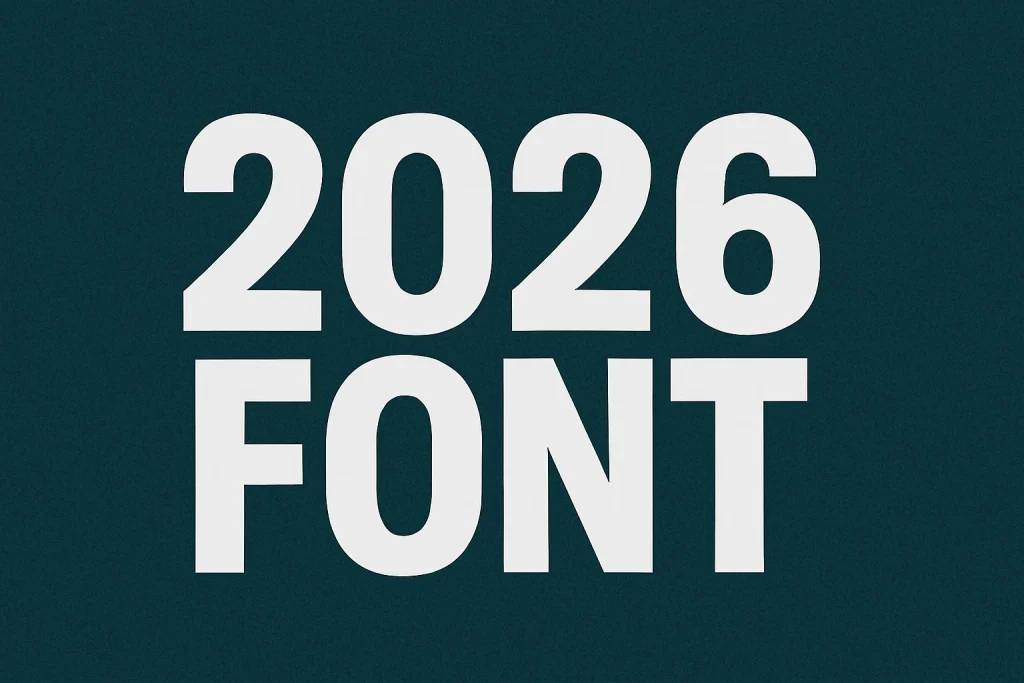 2026 Font