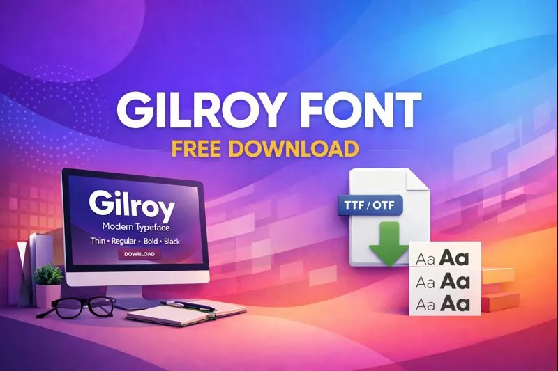 Gilroy Font Free Download