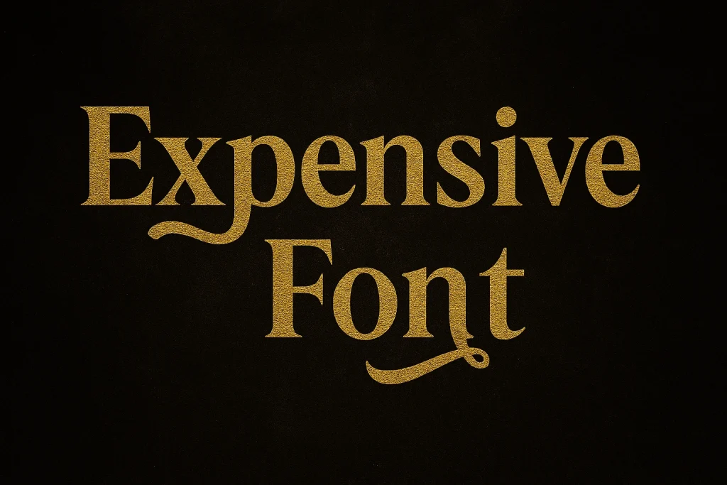 Expensive Font