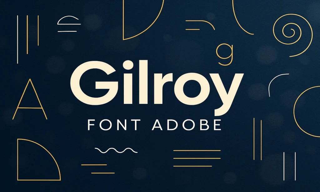 Gilroy Font Adobe