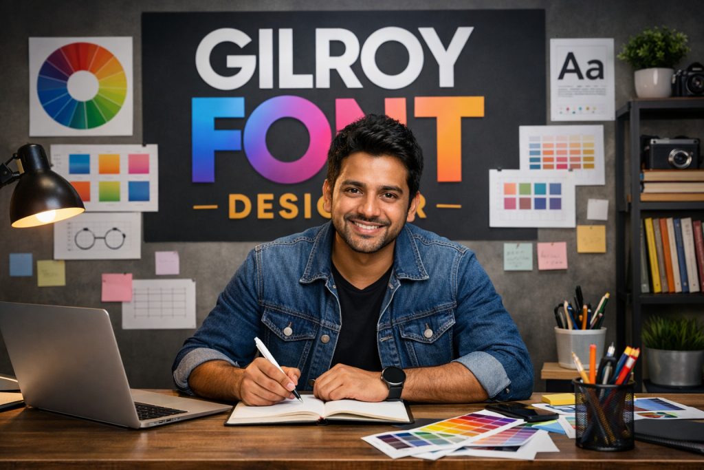 Gilroy Font Designer